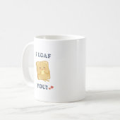 ハッピーバレンタインデー2023 -おもしろい愛するユー コーヒーマグカップ (正面左)