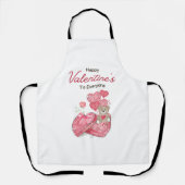 ハッピーバレンタインデー2023 – ラブイメージトレンディー エプロン (正面)