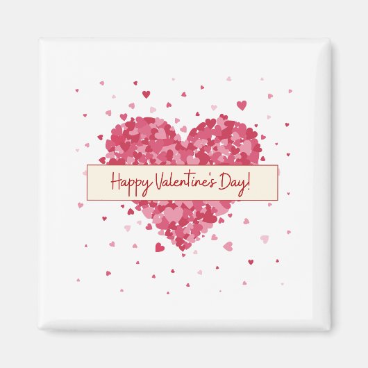 ハッピーバレンタインデー2023，愛する私の恋人 マグネット (正面)