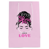 ハッピーバレンタインデー2023 Vibes Love ミディアムペーパーバッグ (裏面)