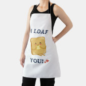 ハッピーバレンタインデー2024 -おもしろい愛するユー エプロン (インサイチュ)