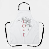 ハッピーバレンタインデー2024 - Love Is Love Images エプロン (正面)
