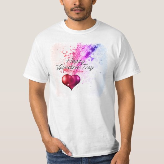ハッピーバレンタインデー6シャツ Tシャツ (正面)