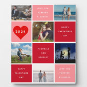 ハッピーバレンタインデー6フォトグリッドシェルパ フォトプラーク (正面)