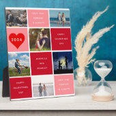 ハッピーバレンタインデー6フォトグリッドシェルパ フォトプラーク (側面)