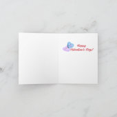 ハッピーバレンタインデー えびふぃー！ カード (内部)