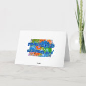 "ハッピーバレンタインデー、お母さん!" [ピンクのハート1] シーズンカード (裏面)