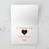 ハッピーバレンタインデー。 それを言う美しい方法! シーズンカード (内部)