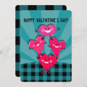 ハッピーバレンタインデー!アクアブラックバッファロープレイド シーズンカード (正面/裏面)