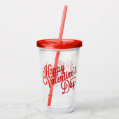 ハッピーバレンタインデー アクリルタンブラー (裏面)