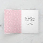 ハッピーバレンタインデー |アルファベットI ❤ Uロマンチック シーズンカード (内部)