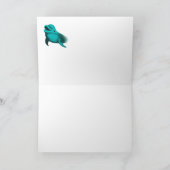 ハッピーバレンタインデー – イルカのペア シーズンカード (内部)