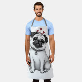 ハッピーバレンタインデー! エプロン (着用した状態)