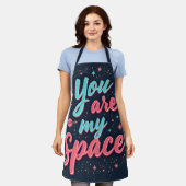 ハッピーバレンタインデー! エプロン (着用した状態)