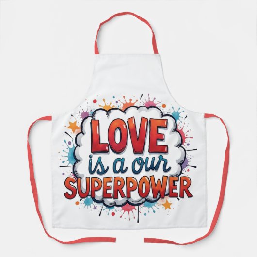 ハッピーバレンタインデー! エプロン (正面)