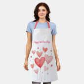 ハッピーバレンタインデー! エプロン (着用した状態)