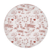 ハッピーバレンタインデー カッティングボード (正面)