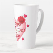 ハッピーバレンタインデー カフェラテマグ (右アングル)
