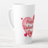 ハッピーバレンタインデー カフェラテマグ (左アングル)