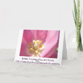 ハッピーバレンタインデー!カードピンク シーズンカード (裏面)