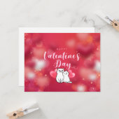 ハッピーバレンタインデー カード (正面/裏面インサイチュ)