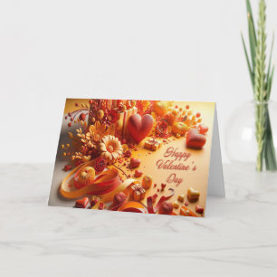 ハッピーバレンタインデー カード