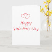 ハッピーバレンタインデー カード (黄色い花)