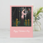 ハッピーバレンタインデー カード (スタンド正面)