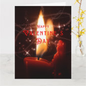 ハッピーバレンタインデー カード (黄色い花)