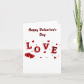 ハッピーバレンタインデー カード (正面)