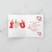 ハッピーバレンタインデー カード (内部)