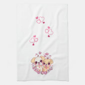 ハッピーバレンタインデー! キッチンタオル (縦)