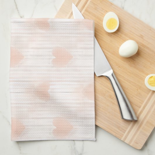 ハッピーバレンタインデー! キッチンタオル (四つ折り)