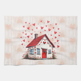 ハッピーバレンタインデー! キッチンタオル