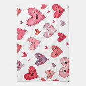 ハッピーバレンタインデー! キッチンタオル (縦)