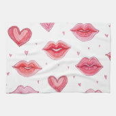 ハッピーバレンタインデー! キッチンタオル (横)