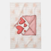 ハッピーバレンタインデー! キッチンタオル (縦)