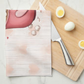 ハッピーバレンタインデー! キッチンタオル (四つ折り)