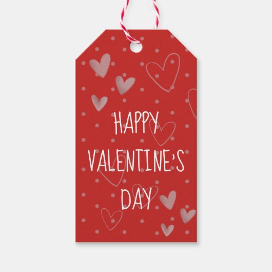 ハッピーバレンタインデー ギフトタグ (正面)