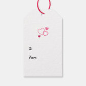 ハッピーバレンタインデー! ギフトタグ (裏面)