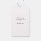 ハッピーバレンタインデー ギフトタグ (裏面)