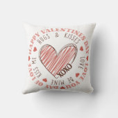ハッピーバレンタインデー クッション (裏面)