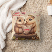 ハッピーバレンタインデー クッション (ブランケット)