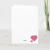 ハッピーバレンタインデー グリッター カード (裏面)