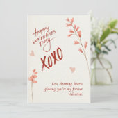 ハッピーバレンタインデー，グリーティングカード シーズンカード (スタンド正面)