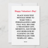 ハッピーバレンタインデー ゲイ ツインク シーズンカード (裏面)