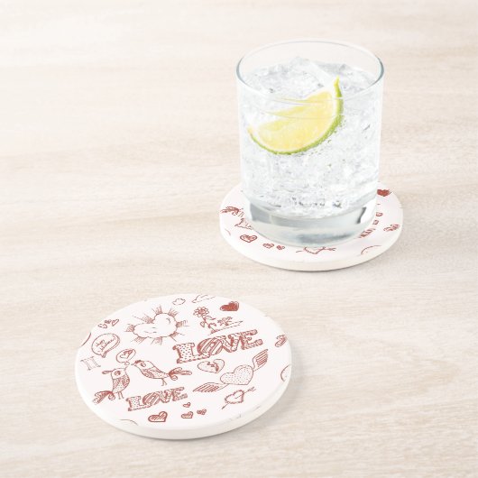 ハッピーバレンタインデー コースター (側面)