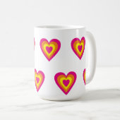 ハッピーバレンタインデー コーヒーマグカップ (正面右)