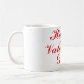 ハッピーバレンタインデー コーヒーマグカップ (左)