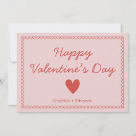 ハッピーバレンタインデー サンキューカード